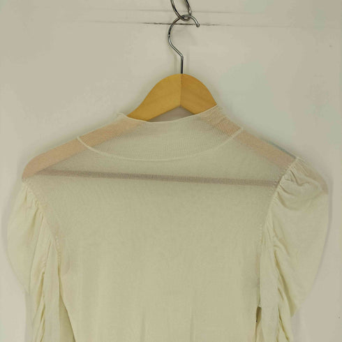スナイデル snidel 23AW シースルーショルダーニットプルオーバー レディース ONE SIZE