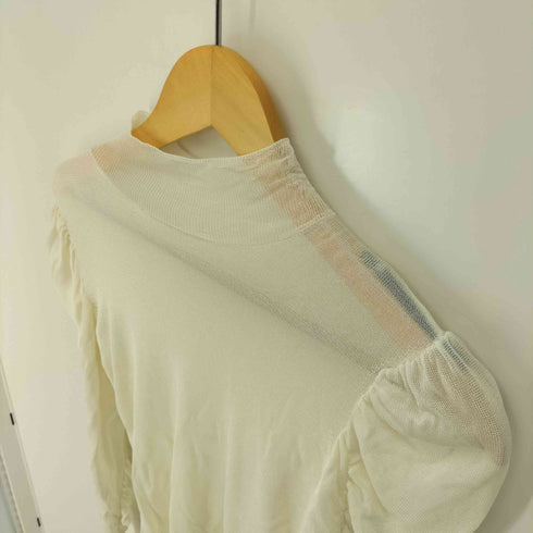 スナイデル snidel 23AW シースルーショルダーニットプルオーバー レディース ONE SIZE