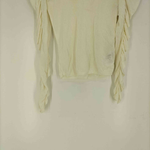 スナイデル snidel 23AW シースルーショルダーニットプルオーバー レディース ONE SIZE