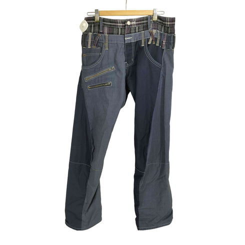 METHOD×UPSTART 00S ダブルベルトループカーブパンツ Y2K メンズ JPN:L