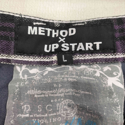 METHOD×UPSTART 00S ダブルベルトループカーブパンツ Y2K メンズ JPN:L