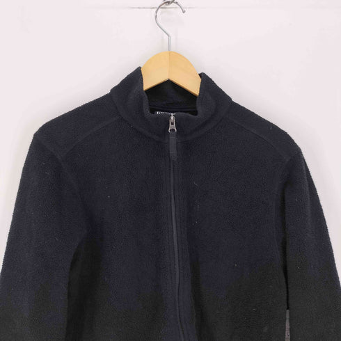 ランズエンド LANDS END 90S メキシコ製 裾ドローコード ジップアップ フリースジャケット メンズ import:M