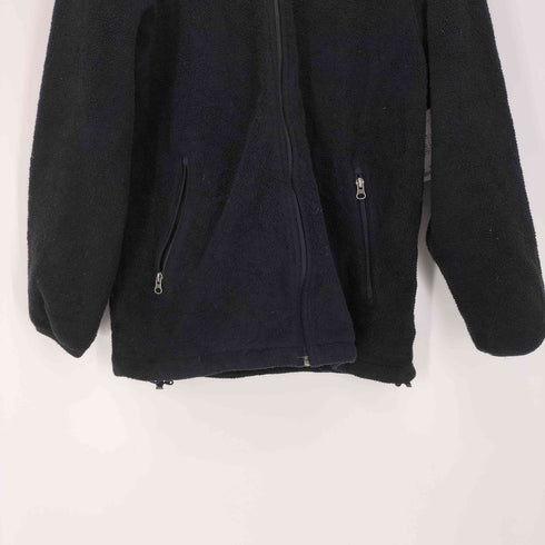 ランズエンド LANDS END 90S メキシコ製 裾ドローコード ジップアップ フリースジャケット メンズ import:M