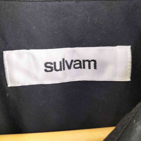 サルバム sulvam ステッチデザインシャツ メンズ