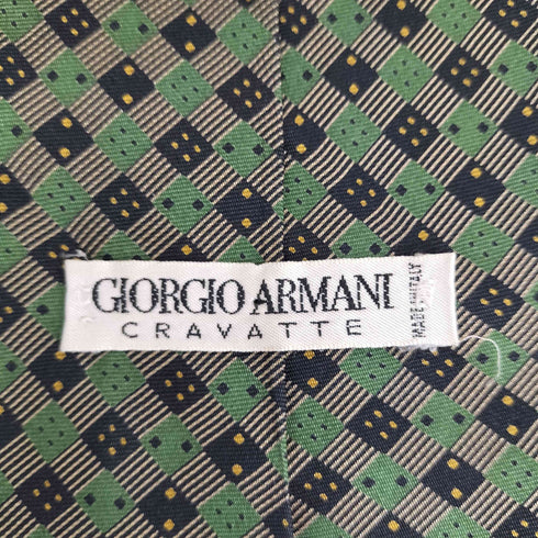 ジョルジオアルマーニ Giorgio Armani シルク100総柄ネクタイ メンズ