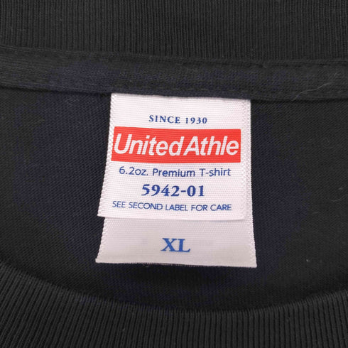ユナイテッドアスレ UNITED ATHLE ミュージック グラフィックプリント バンド 半袖 Tシャツ メンズ JPN:XL