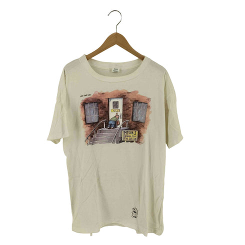 THE FAR SIDE 90S USA製 シングルステッチ フロントプリントTシャツ メンズ L