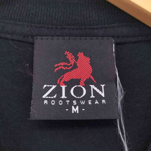 ザイオン ZION 00s 2004年 クルーネック プリント ミュージック レゲエ ムービー 半袖 Tシャツ メンズ import:M
