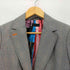 ポールスミスブラックレーベル Paul Smith BLACK LABEL TESSUTI SONDRIO 1B 裏地 マルチカラー チェック テーラード ジャケット レディース FR:42