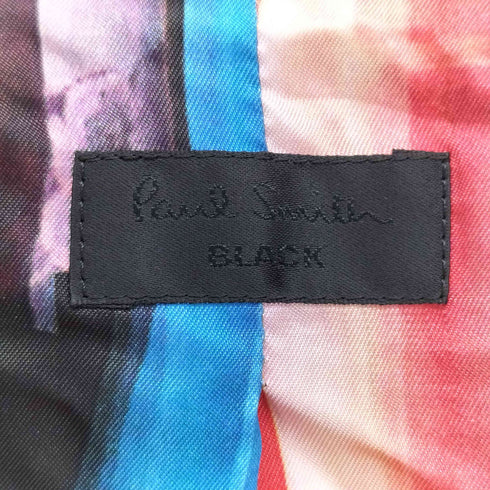 ポールスミスブラックレーベル Paul Smith BLACK LABEL TESSUTI SONDRIO 1B 裏地 マルチカラー チェック テーラード ジャケット レディース FR:42