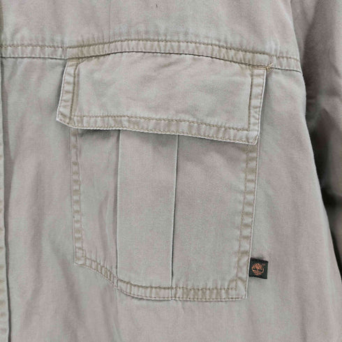 ティンバーランド Timberland コットンダブルポケットシャツ メンズ import:L