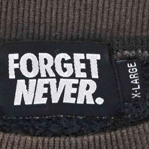 FORGETNEVER 別注 ヘビーウェイトスウェット メンズ import:XL