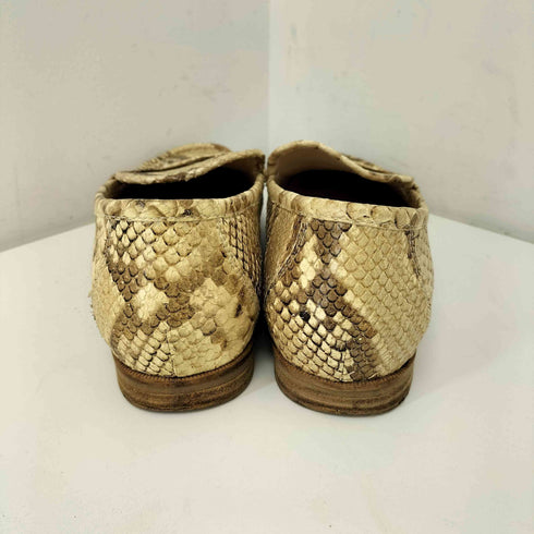 manu 蛇柄 ローファー レディース JPN:24