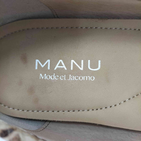 manu 蛇柄 ローファー レディース JPN:24