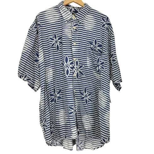 トミーバハマ Tommy Bahama 半袖 総柄 アロハシャツ メンズ import:L