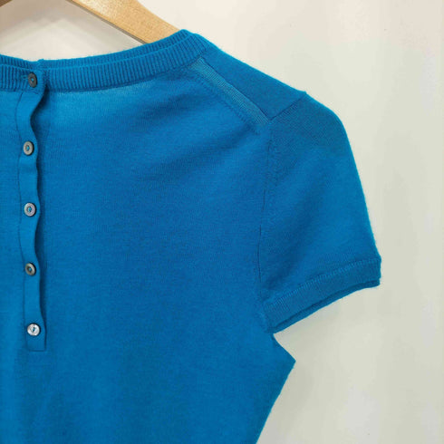 ステファネル STEFANEL CASHMERE 半袖クルーネックニット レディース import:S
