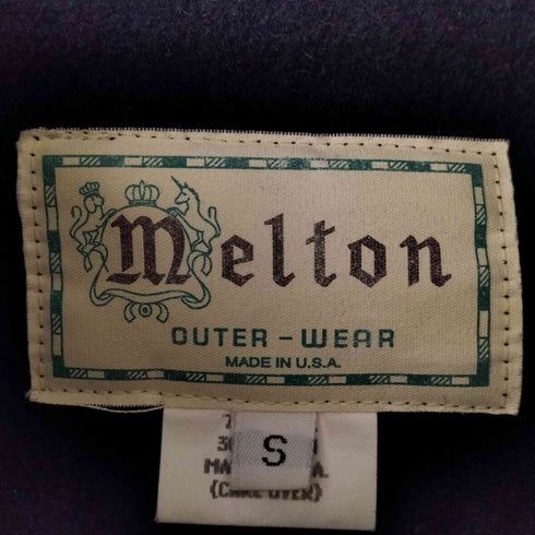 60s -70s USA製 メルトン CPOシャツ メンズ JPN:S