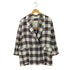 ASOS DESIGN チェック柄 ダブルブレスト テーラードジャケット チェック柄 ショーツ セットアップ レディース US 6