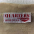 quarters USA製 ピグメントダイ ロゴプリントスウェット vintage メンズ JPN:XS