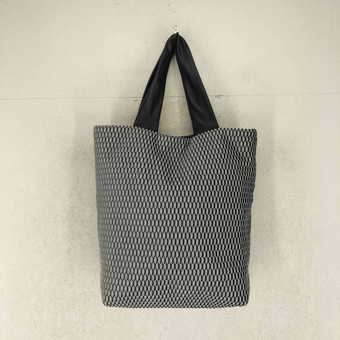 acrylic masako+tomoko レザー切替トートバッグ レディース