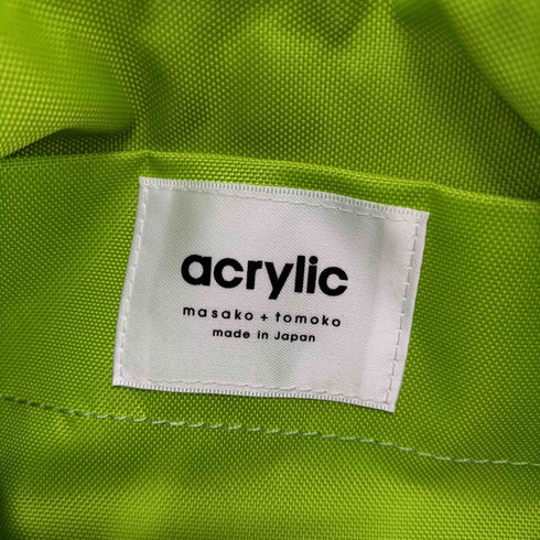 acrylic masako+tomoko レザー切替トートバッグ レディース