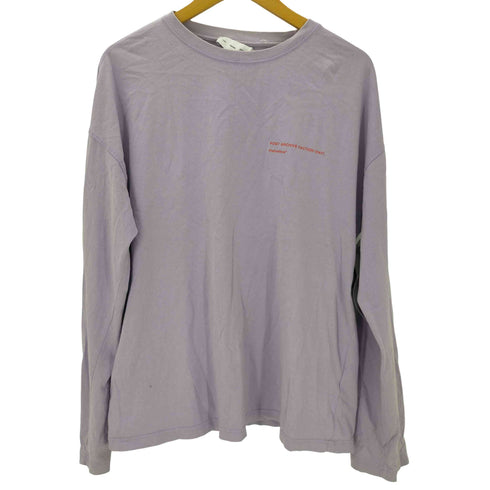 ポストアーカイブファクション POST ARCHIVE FACTION ロゴ Helvetica 両面 プリント L/S カットソー ロンT メンズ