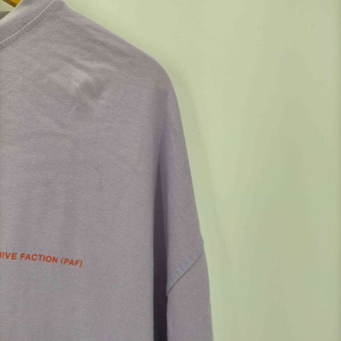 ポストアーカイブファクション POST ARCHIVE FACTION ロゴ Helvetica 両面 プリント L/S カットソー ロンT メンズ