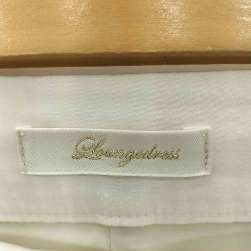 ラウンジドレス Loungedress 裾ねじりパンツ テーパード スラックス パンツ レディース M
