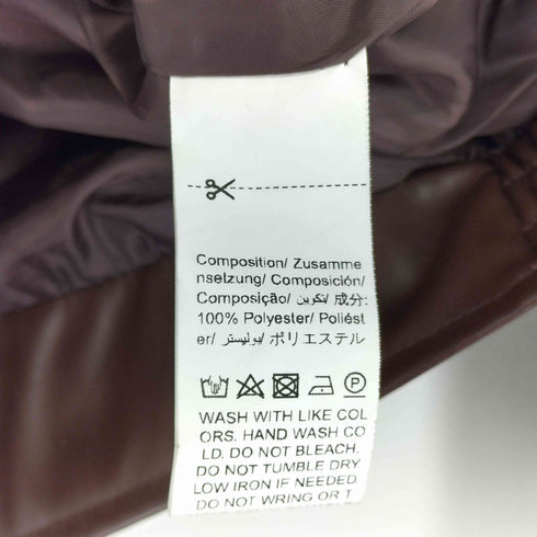 フェイクレザージャケット レディース