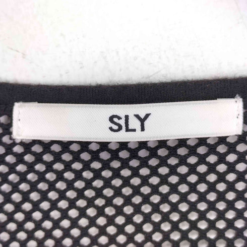 スライ SLY ドローコート メッシュトップス レディース