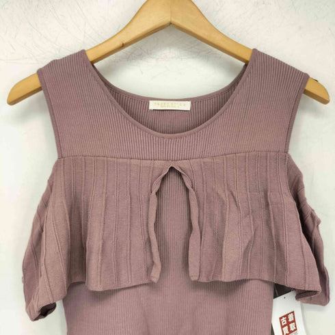 プロポーションバイボディードレッシング PROPORTION BODY DRESSING オープンショルダーマーメイドニットワンピース レディース JPN:S