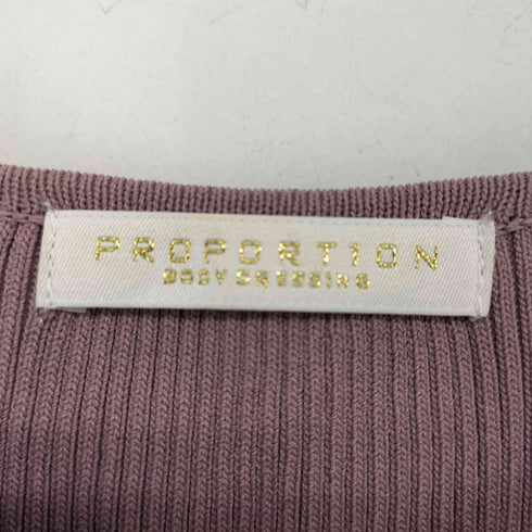 プロポーションバイボディードレッシング PROPORTION BODY DRESSING オープンショルダーマーメイドニットワンピース レディース JPN:S