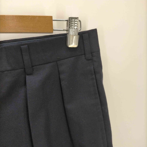 バーバリーズ BURBERRYS 80-90S OLD WOOL&MOHAIR ウール モヘア 45% 裏地背抜き ダブル テーラード ジャケット 紺ブレ スラックス セットアップ メンズ AB7