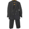 バーバリーズ BURBERRYS 80-90S OLD WOOL&MOHAIR ウール モヘア 45% 裏地背抜き ダブル テーラード ジャケット 紺ブレ スラックス セットアップ メンズ AB7
