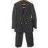 バーバリーズ BURBERRYS 80-90S OLD WOOL&MOHAIR ウール モヘア 45% 裏地背抜き ダブル テーラード ジャケット 紺ブレ スラックス セットアップ メンズ AB7