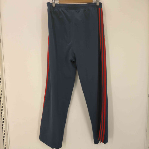 アディダス adidas 00S 03SS 万国旗タグ 3ストライプ ライン ワイドレッグ イージー ワイド トラック パンツ 裾ジップ Y2K メンズ JPN:XL