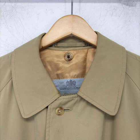 アクアスキュータム AQUASCUTUM 60-70s イギリス製 ライナー付き ステンカラーコート メンズ
