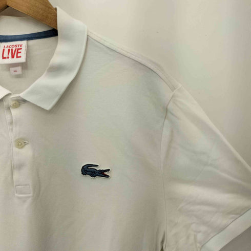 ラコステライブ Lacoste Live フロントボタン 半袖ポロシャツ メンズ XXL