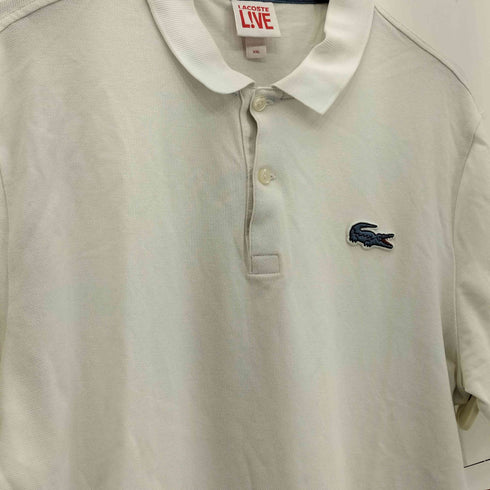 ラコステライブ Lacoste Live フロントボタン 半袖ポロシャツ メンズ XXL