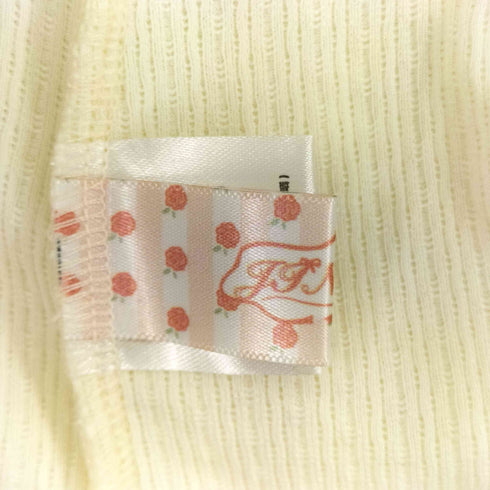 フリル 切り替え カットソー レディース