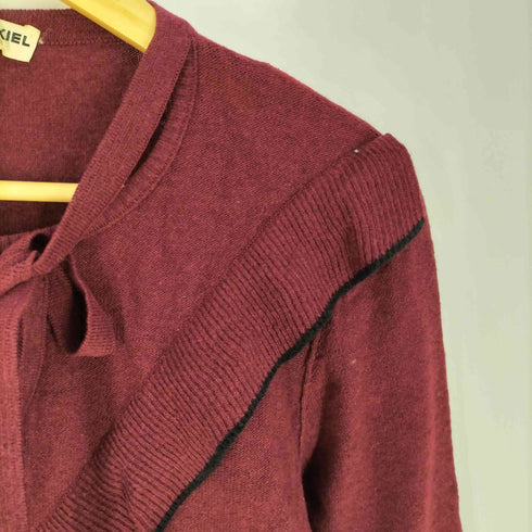 ソニアリキエル SONIA RYKIEL 90S イタリア製 ツートン リボン フリルニット レディース