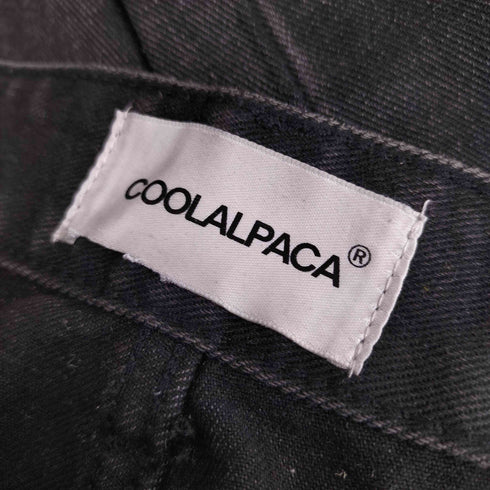 coolalpaca ジップフライ ワイド フレア デニムパンツ メンズ JPN:S