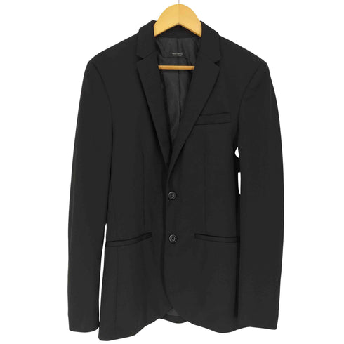 ザラ ZARA 裏地ドット 2B テーラードジャケット メンズ import:M