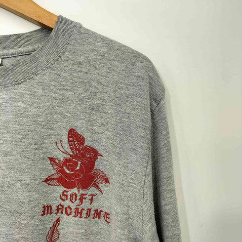 ソフトマシーン The softmachine シャクール バックプリント ロングスリーブ カットソー ロンT メンズ JPN:M