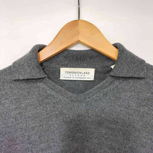 トゥモローランドトリコ TOMORROWLAND tricot 襟付きニットセーター ニットポロ メンズ JPN:XS