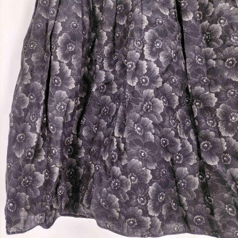 ソニアリキエル SONIA RYKIEL フランス製 花柄 プリーツスカート レディース FR:38-40