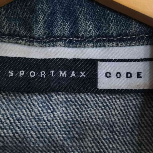 スポーツマックスコード SPORTMAX CODE 短丈 スタッズ デニムジャケット Y2K レディース JPN:38