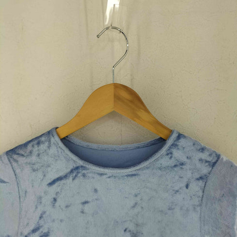レイビームス Ray BEAMS ストレッチベロアTシャツ レディース