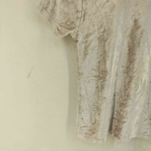 レイビームス Ray BEAMS ストレッチベロアTシャツ レディース