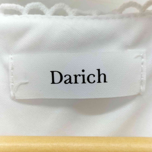 ダーリッチ Darich フロントリボンコットンレースミニワンピース レディース FREE